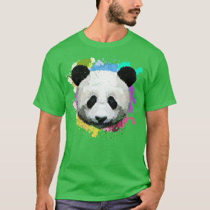 Colourful Panda T-Shirt