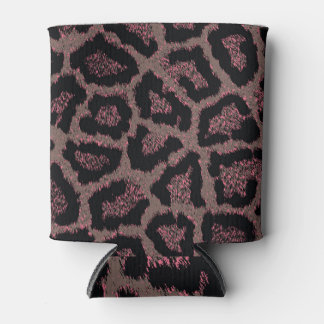 Colourful Panther Textures Seamless Pattern Can Cooler