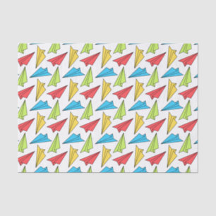 Colourful Paper Airplanes Pattern