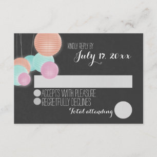 Colourful Paper Lanterns Wedding Response