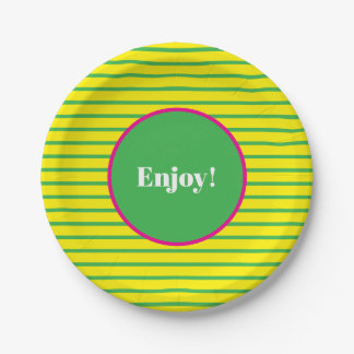 Colourful Paper Party Plates