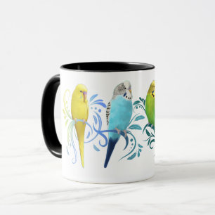 Colourful Parakeets Mug