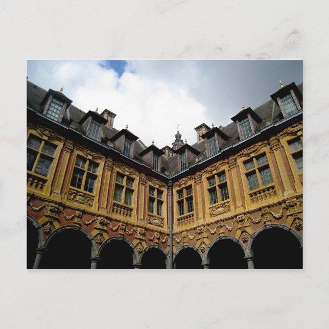 Colourful Parisian Windows Postcard (Front)