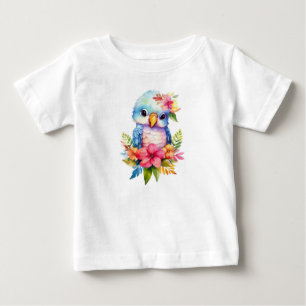 Colourful Parrot Baby T-Shirt