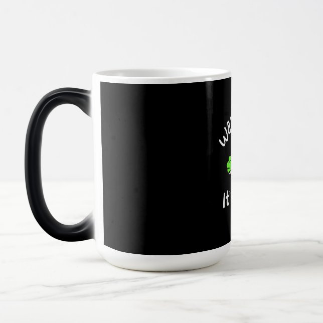 Colourful Parrot Bird Want Some Magic Mug (Left)
