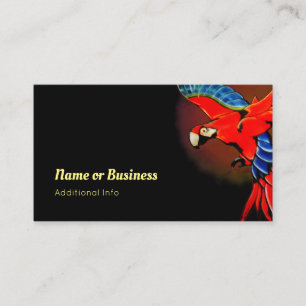 Colourful Parrot Business Card