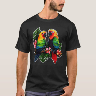 Colourful Parrot Cockatoo Parakeet Macaws Parrot 5 T-Shirt