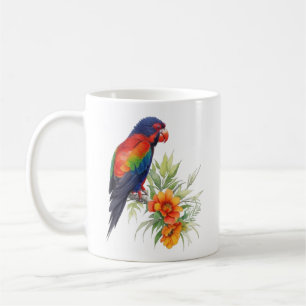 Colourful Parrot Coffee Mug