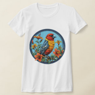 Colourful Parrot crossbill Bird T-Shirt
