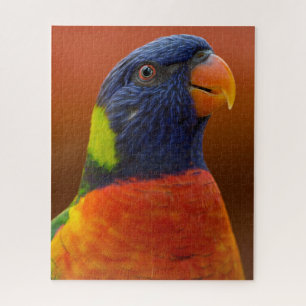 Colourful Parrot Vibrant Tropical Bird Jigsaw Puzzle
