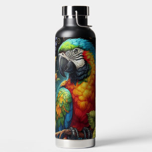 Colourful Parrot Water Bottle