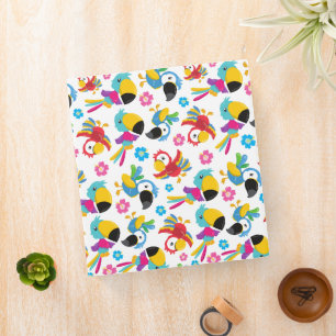 Colourful Parrots, Tropical Parrots, Birds, Flower Binder