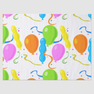 Colourful Party Balloons Tissue Paper