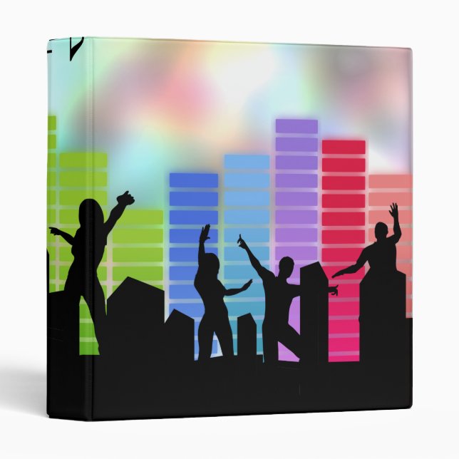 Colourful Party Music Binder (Front/Spine)