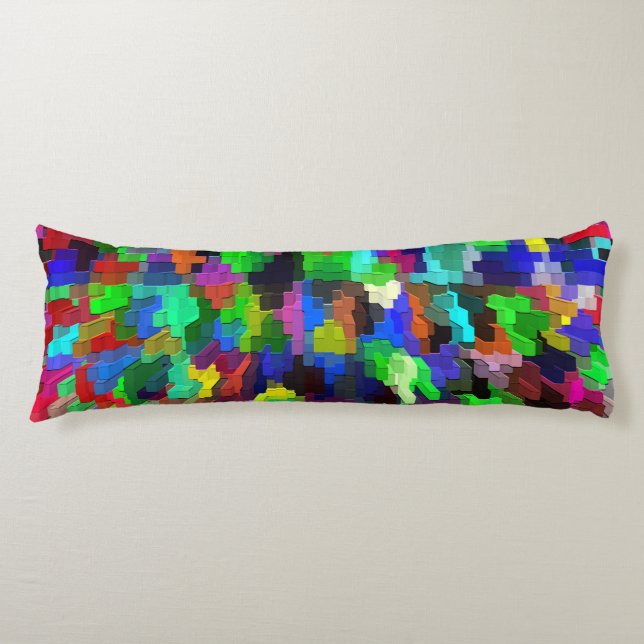 Colourful Partyin'....... Body Pillow (Front)