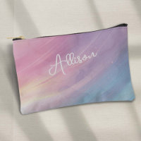 Colourful Pastel Abstract Rainbow Pattern, Pink