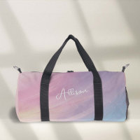 Colourful Pastel Abstract Rainbow Pattern, Purple