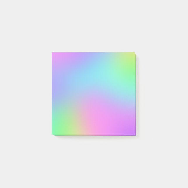 Colourful Pastel Blur Gradient Notes (Front)