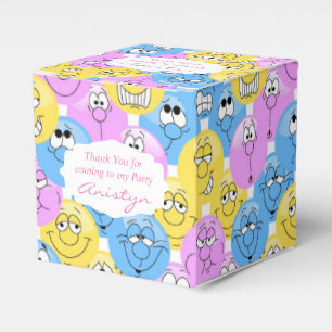 Colourful Pastel 😀 Emoji Design Favor Box