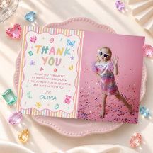 Colourful Pastel Gemstone Girl Birthday Party Phot