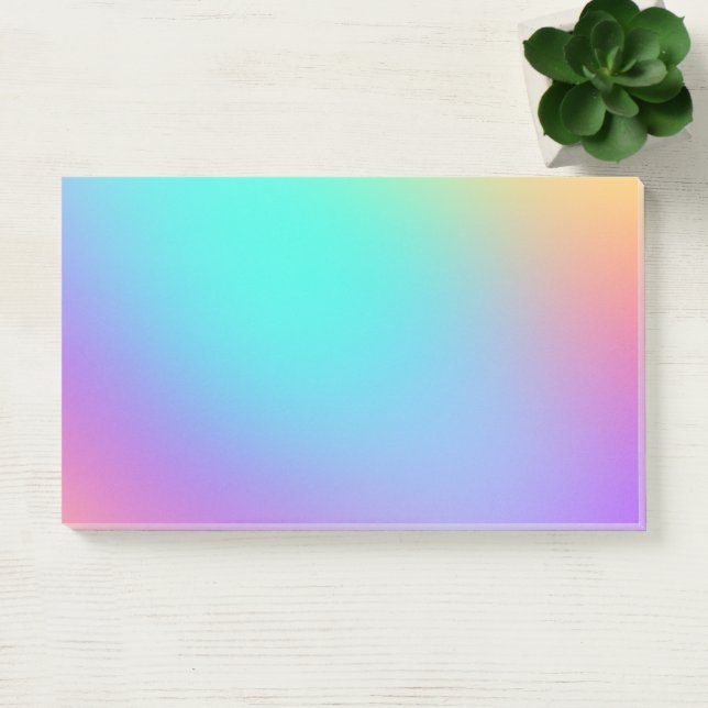 Colourful Pastel Gradient Post-it Notes (Office)