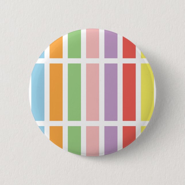 Colourful Pastel Hues 2 Inch Round Button (Front)