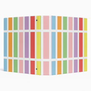 Colourful Pastel Hues Binder