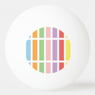 Colourful Pastel Hues Ping Pong Ball