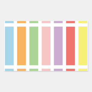 Colourful Pastel Hues Sticker