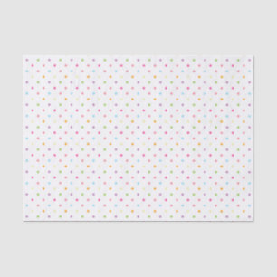 Colourful Pastel Polka Dots Tissue Paper