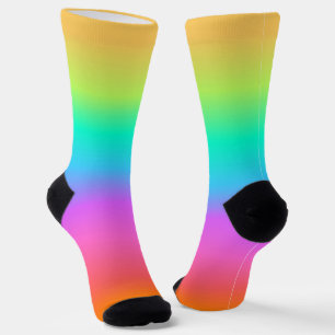 Colourful Pastel Rainbow Socks