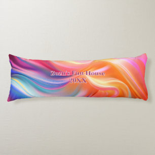 Colourful Pastel Silk Body Pillow