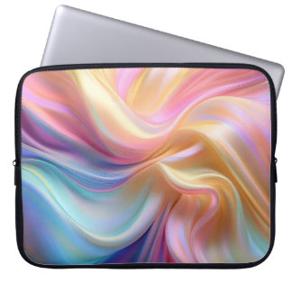 Colourful Pastel Silk Laptop Sleeve