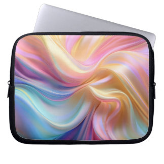 Colourful Pastel Silk Laptop Sleeve