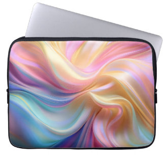 Colourful Pastel Silk Laptop Sleeve