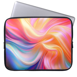 Colourful Pastel Silk Laptop Sleeve