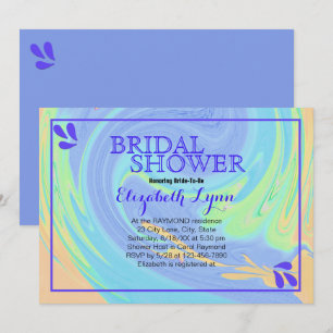 Colourful Pastel Swirl Bridal Shower Template