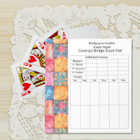 Colourful Patchwork Bridge Score
