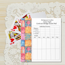 Colourful Patchwork Bridge Score