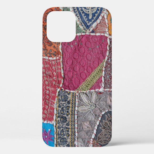 Colourful Patchwork Carpet Closeup Detail Case-Mate iPhone Case (Back)