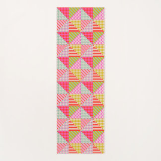 Colourful Patchwork Exercise Pilates Yoga Mat