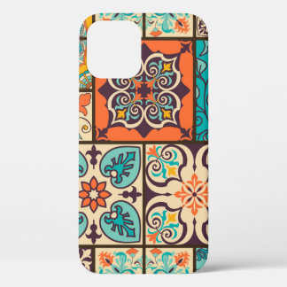 Colourful Patchwork Islamic Majolica Tile iPhone 12 Case