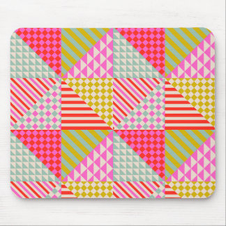 Colourful Patchwork Office Workspace Desk Mouse Pa Pad
