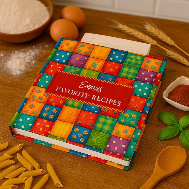 Colourful Patchwork Pattern Binder (Creator Uploaded)