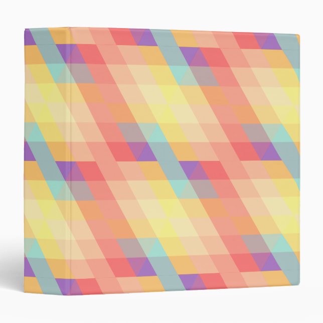 Colourful pattern binder (Front/Spine)