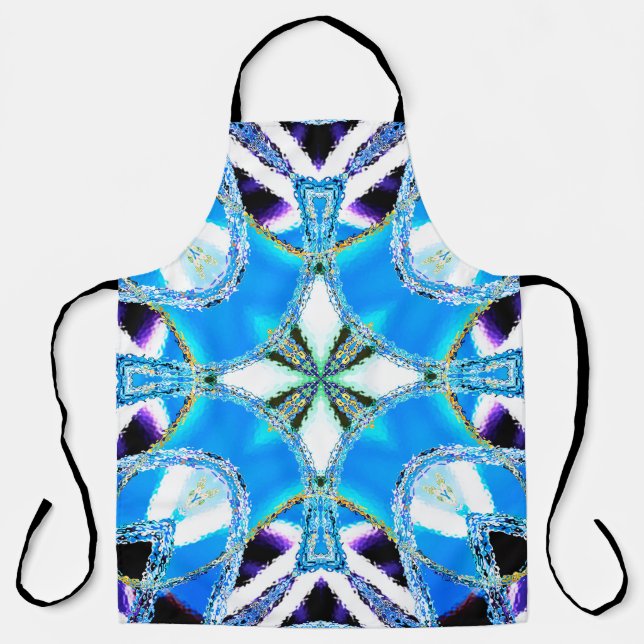 Colourful pattern, ceramic tiles and designabstrac apron (Front)