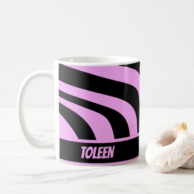 Colourful Pattern                  Coffee Mug (With Donut)