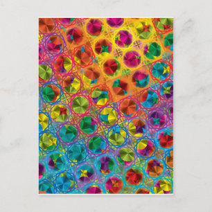 Colourful Pattern Creation "Sinbad's Treasure" Postcard