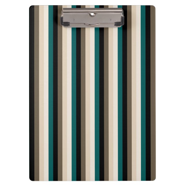Colourful Pattern Design Clipboard (Front)