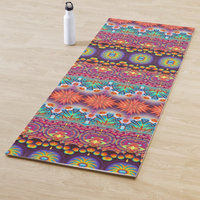 Colourful Pattern Design Yoga Mat (In Situ)